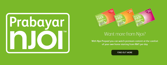 NJOI NJOI Prepaid is available at selected convenience stores and online banking.